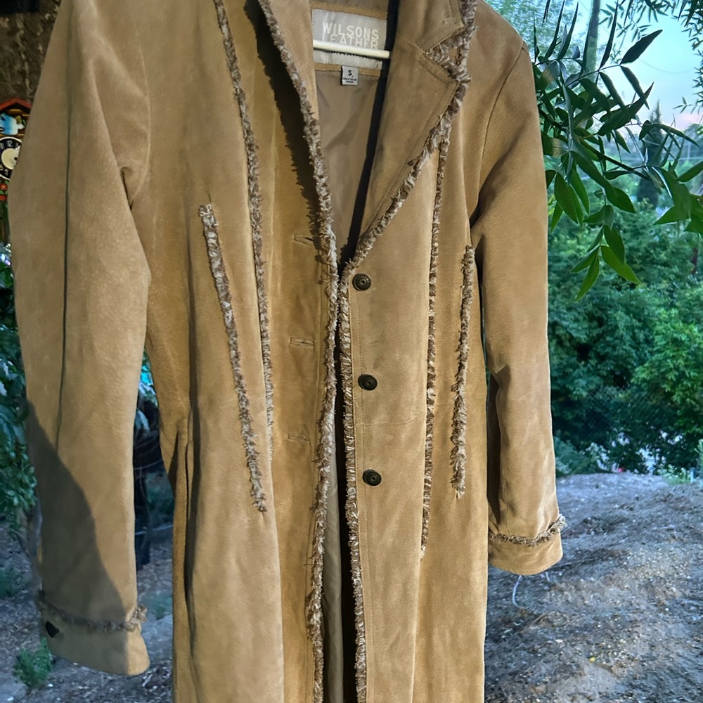 Stunning vintage light weight leather suede - Picture 4 of 9